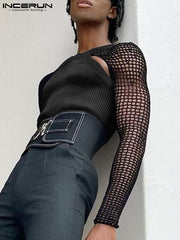 Load image into Gallery viewer, Mesh Sleeve T-Shirt
