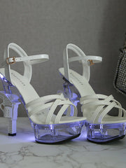 Load image into Gallery viewer, Platform Heels with LED
