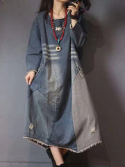 Load image into Gallery viewer, Loose Denim Dress
