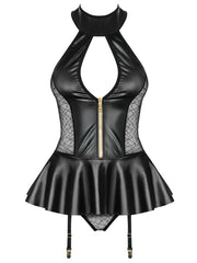 Load image into Gallery viewer, Bodysuit Mini Dress Lingerie
