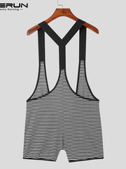 Load image into Gallery viewer, Stiped Romper
