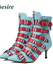 Load image into Gallery viewer, Multi Buckle High Heel
