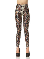 Load image into Gallery viewer, Digital Snakeskin Leggings - vendach
