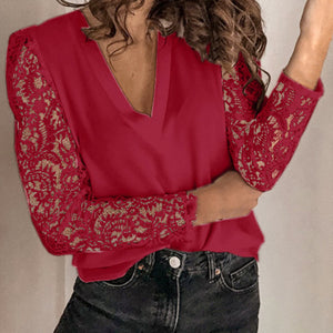 Lace Long Sleeve Top