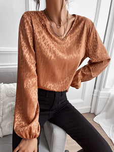 Long Sleeve V-Neck Top