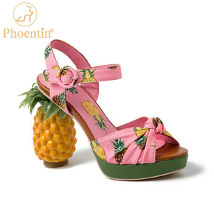 Pineapple High Heel Shoes