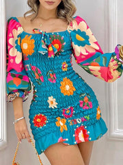 Load image into Gallery viewer, Off-Shoulder Ruffle Dress
