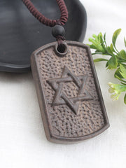 Load image into Gallery viewer, Hood/Natural Stone Pendant Necklace
