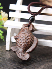 Load image into Gallery viewer, Hood/Natural Stone Pendant Necklace

