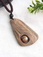 Load image into Gallery viewer, Hood/Natural Stone Pendant Necklace
