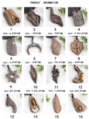 Load image into Gallery viewer, Hood/Natural Stone Pendant Necklace
