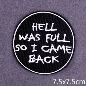 Embroidered Iron-On Patch