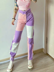 Load image into Gallery viewer, Vintage Patchwork Jeans
