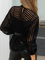 Load image into Gallery viewer, Sheer Stripe Shirt
