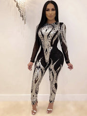 Load image into Gallery viewer, Sequin Jumpsuit
