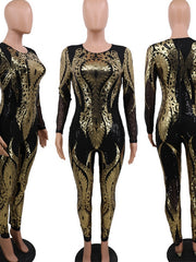 Load image into Gallery viewer, Sequin Jumpsuit
