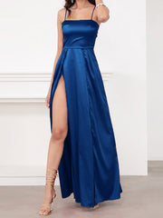 Load image into Gallery viewer, Long Satin Dress
