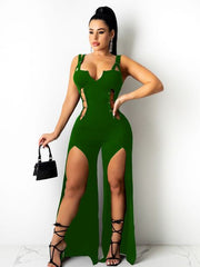 Load image into Gallery viewer, Double Leg Split Jumpsuit
