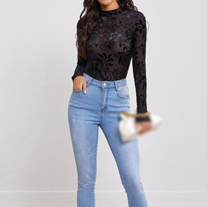 Sheer Lace Top