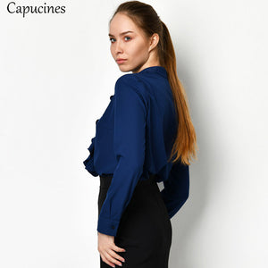 Ruffled Collar Blouse