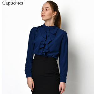 Ruffled Collar Blouse