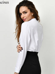 Load image into Gallery viewer, Ruffled Collar Blouse
