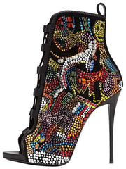 Load image into Gallery viewer, Rhinestone High Heels

