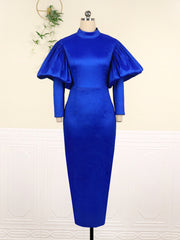 Load image into Gallery viewer, Long Sleeve Lantern Dress
