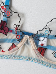 Load image into Gallery viewer, Sheer Embroidered Lingerie Set
