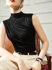 Load image into Gallery viewer, Gathered Turtleneck Top
