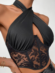 Load image into Gallery viewer, Halter Corset Top
