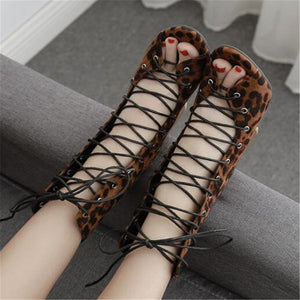 Lace-up High Heel