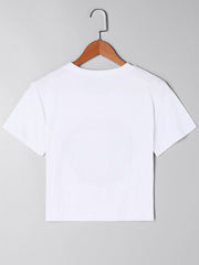 Load image into Gallery viewer, Lotus Mouth Cropped T-Shirt
