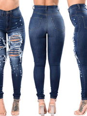 Load image into Gallery viewer, Ripped Denim Pants
