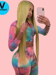 Load image into Gallery viewer, Tie-Died Crop Top and Pants Set
