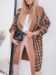 Load image into Gallery viewer, Plaid  Coat
