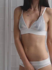 Load and play video in Gallery viewer, Sheer Bra &amp; Underwear Set
