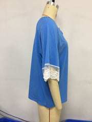 Load image into Gallery viewer, Loose Top With Lace
