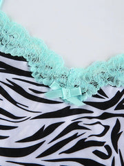 Load image into Gallery viewer, Zebra Print Crop Tank
