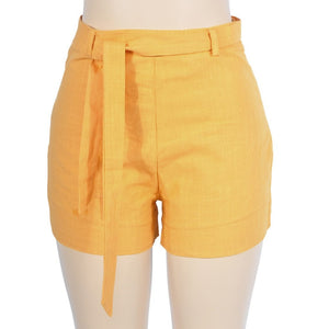 Shorts with Tied Waist