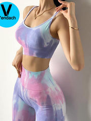 Load image into Gallery viewer, Tie Dye Yoga Set
