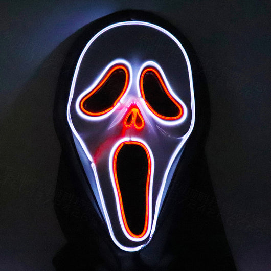 LED Glowing Scream Mask