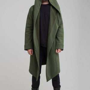 Unisex Long Sleeve Hooded Jacket