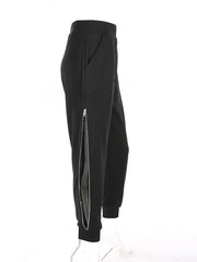 Load image into Gallery viewer, Pants With Leg Side Zipper
