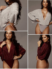 Load image into Gallery viewer, Deep V-Neck Bodysuit
