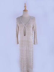 Load image into Gallery viewer, Bohemian Knitted Long Bech Dress
