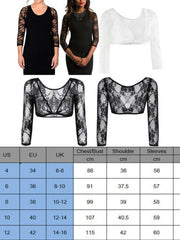 Load image into Gallery viewer, Sheer Lace Shrug
