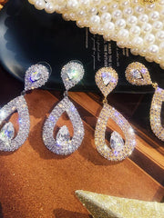 Load image into Gallery viewer, Classic Water Drop Zirconia Earrings
