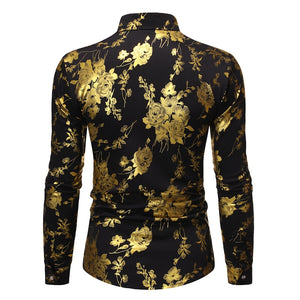 Flower Print Long Sleeve Shirt