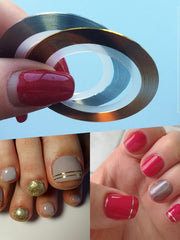 Load image into Gallery viewer, Striped Nail Stickers
